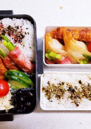 ☆高校生娘と私のお弁当☆110-レシピのメイン写真