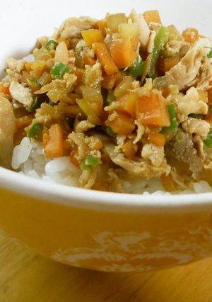 我が家のさばそぼろ♪丼にもお弁当にも-レシピのメイン写真