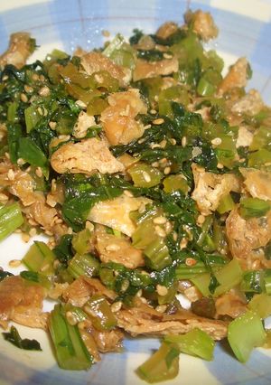 ★何でも葉っぱのいりごまおかず★-レシピのメイン写真