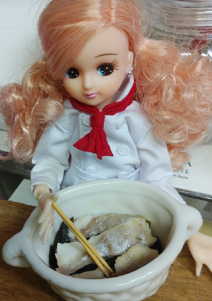 リカちゃん♡鯛の昆布すだち蒸しꕤ*.ﾟ-レシピのメイン写真