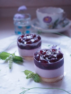 葡萄のムースケーキ♪-レシピのメイン写真