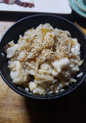 圧力鍋でタチウオ飯-レシピのメイン写真