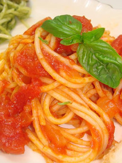 簡単!ベーコントマトパスタ。-レシピのメイン写真