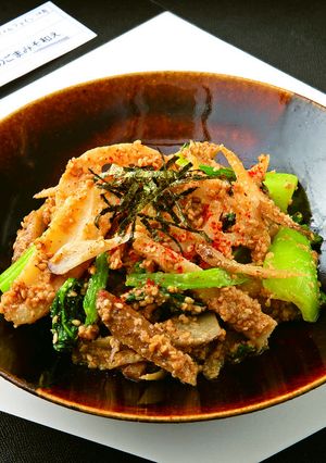 青菜っと根菜のごまみそ和え-レシピのメイン写真