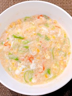 オートミール簡単雑炊 ダイエット飯-レシピのメイン写真