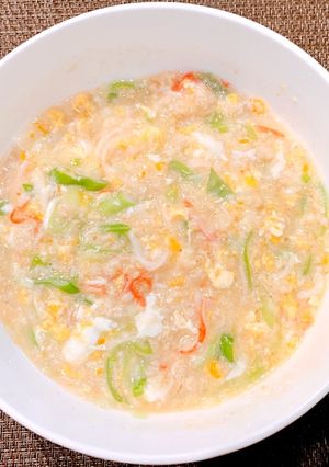 オートミール簡単雑炊 ダイエット飯-レシピのメイン写真