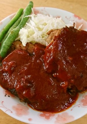 豆腐で増量☆冷めてもしっとりハンバーグ-レシピのメイン写真