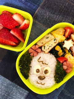 保育園 ワンワン弁当-レシピのメイン写真
