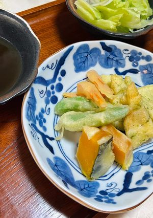 【健康介護】春野菜天ぷら-レシピのメイン写真