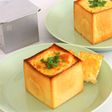 プチキューブ型で作る♪丸ごとグラタンパン