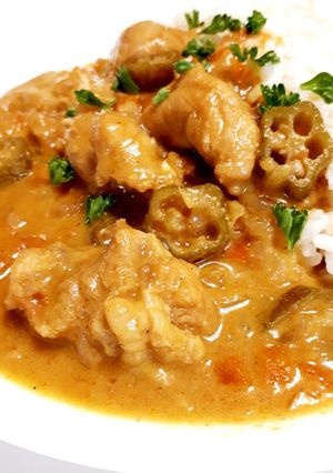 夏バテ予防☆チキンカレー(オクラ入り)🍛-レシピのメイン写真