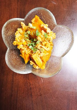 分量簡単!カボチャのそぼろ煮-レシピのメイン写真