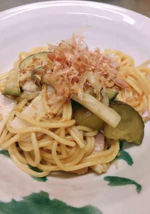 子供と作る！秋野菜のパスタ-レシピのメイン写真