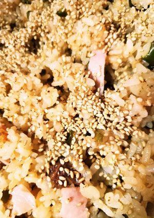 焼き梅チャーハン-レシピのメイン写真