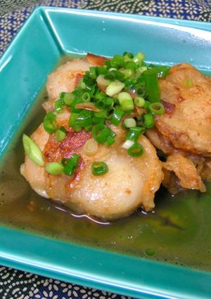 ホタテバターネギ醤油だれ-レシピのメイン写真