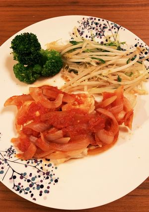低糖質 妊婦飯 鶏肉のトマトソースかけ-レシピのメイン写真