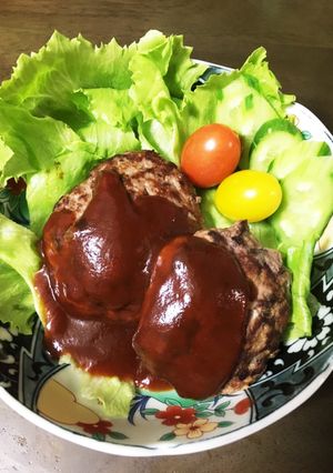 鹿肉のハンバーグ-レシピのメイン写真