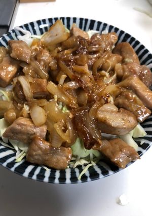 トンテキ丼-レシピのメイン写真