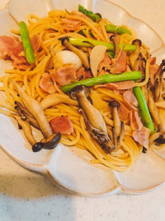✿秋到来♪ きのことアスパラのパスタ✿-レシピのメイン写真