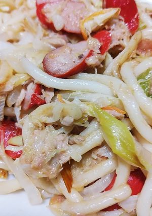 バター醤油の焼きうどん-レシピのメイン写真