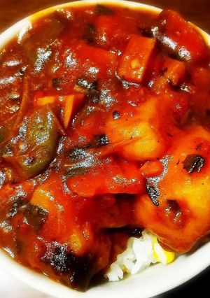 トマトとモロヘイヤのバルサミコ野菜カレー-レシピのメイン写真