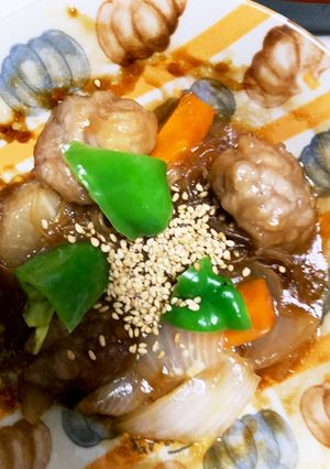 全てレンジ豚こま根菜春雨オイマヨ炒め風-レシピのメイン写真