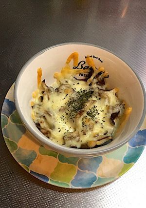 10分副菜☆舞茸のチーズ焼き-レシピのメイン写真