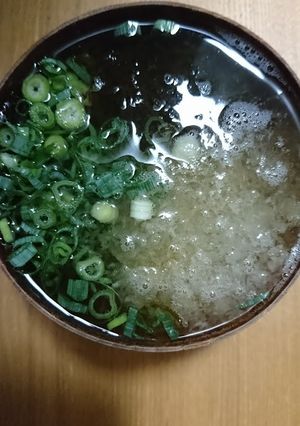 大根おろしともずくと葱の冷たいお吸い物-レシピのメイン写真