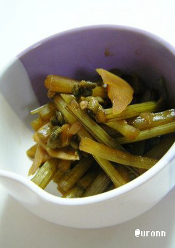 季節のつくだ煮 ♪ (きゃらぶき)-レシピのメイン写真