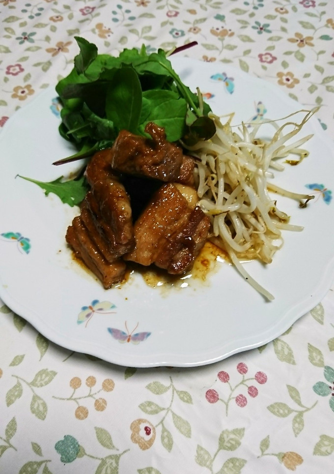 簡単！照り焼き豚バラ(ゆず胡椒風味)-レシピのメイン写真