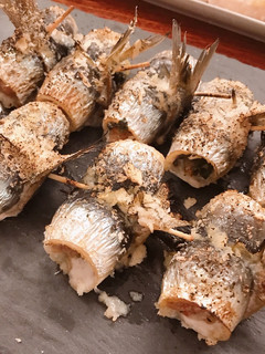 オーブンで作るアジの梅しそ巻き-レシピのメイン写真