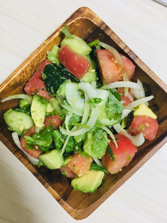 エスニック風 ゴロゴロ野菜サラダ-レシピのメイン写真