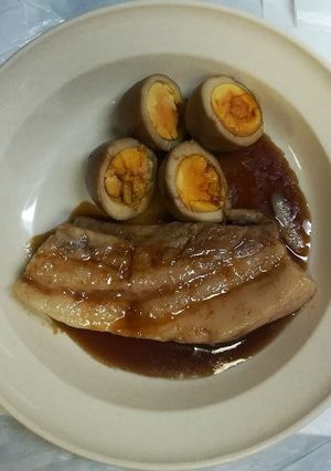 豚の角煮、低温調理器、圧力鍋は終わった-レシピのメイン写真