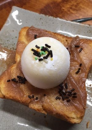 雪見だいふくトースト　２-レシピのメイン写真