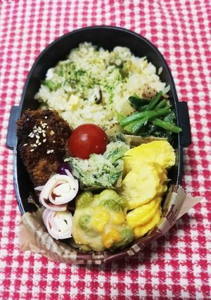 高校男子弁当♡炒飯9/25-レシピのメイン写真