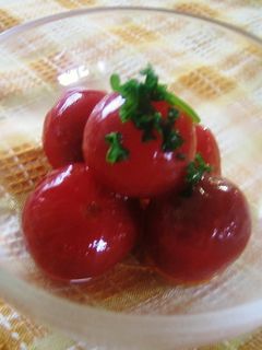 ミニトマト漬け♪簡単だよ~。-レシピのメイン写真