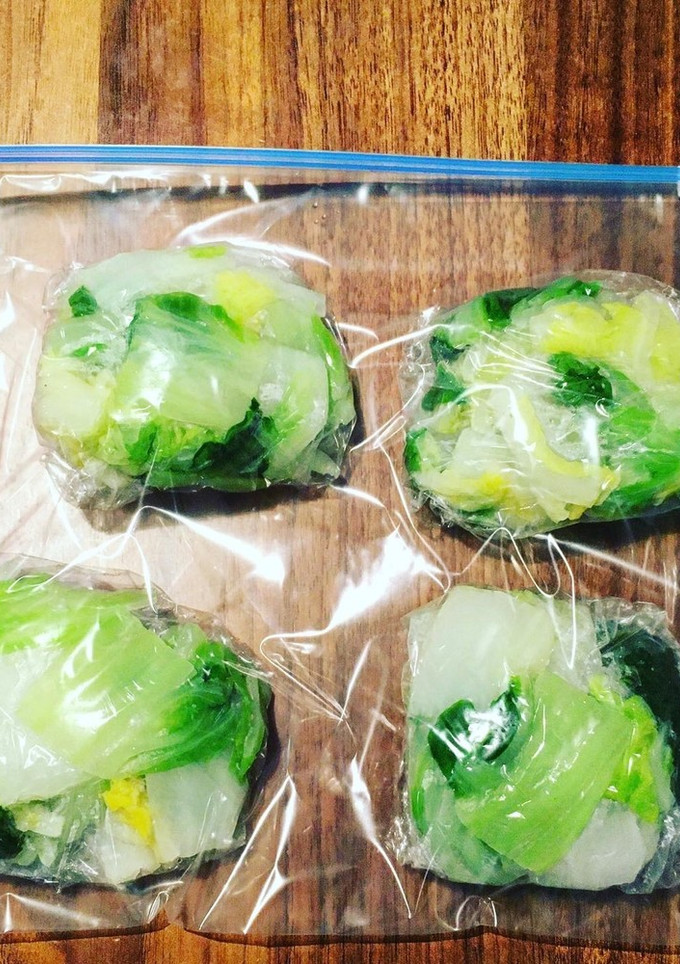 白菜の冷凍保存の方法-レシピのメイン写真