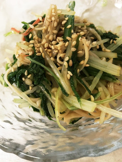 えのきと水菜の中華サラダ-レシピのメイン写真