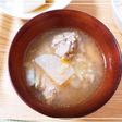 お手軽!コンビニ野菜で豚団子汁♪