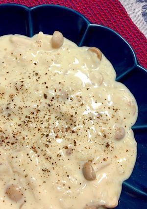 *電子レンジで!豆乳チーズリゾット*-レシピのメイン写真