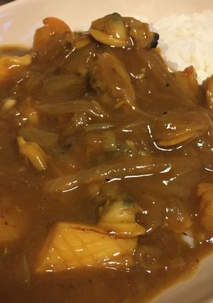 簡単!ヘルシー!シーフードカレー!-レシピのメイン写真
