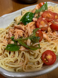 6分で出来る冷製パスタ-レシピのメイン写真