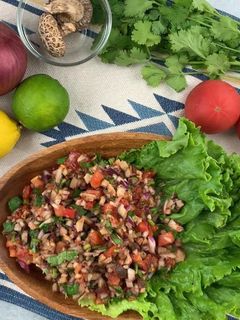 タコスにサラダに椎茸入りピコデガヨ-レシピのメイン写真