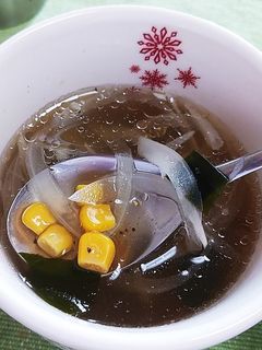 マグカップとレンチンで簡単コンソメスープ-レシピのメイン写真