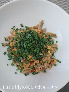 舞茸と納豆のレンチンおつまみ-レシピのメイン写真