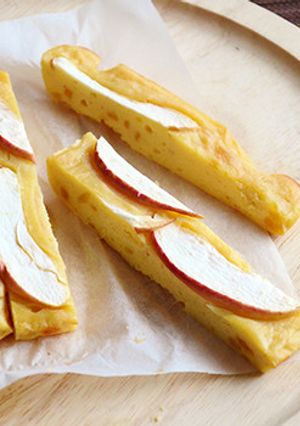 焼き芋とリンゴのスティックチーズケーキ-レシピのメイン写真