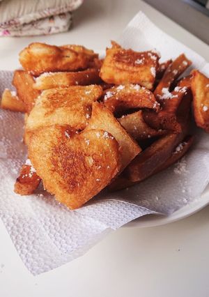 おやつに♪ 揚げたい焼き風 揚げ食パン-レシピのメイン写真