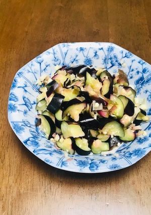 さっぱり！梅酢で漬けた茄子とみょうが和え-レシピのメイン写真