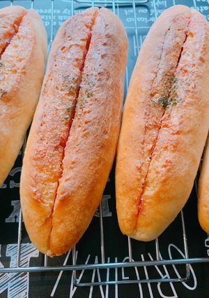 明太フランスパン(ミニバケット4本分)-レシピのメイン写真