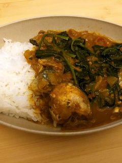 【野菜ソムリエ】ほうれん草の鯖缶カレー-レシピのメイン写真